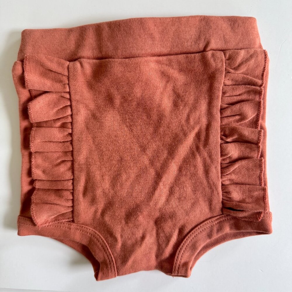 Kate Quinn Bloomer Bundle | Ruffle & Rib Styles | Dusty Rose Mix | 6–12M | EUC - Picture 2 of 11